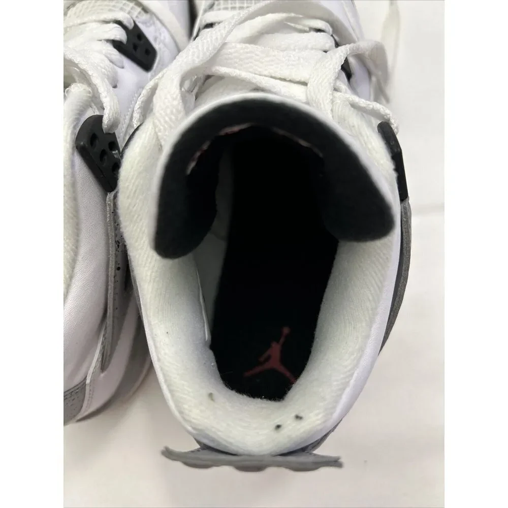 Nike Air Jordan 4 Golf Shoes Men's Size‎ 6.5/ Wmns 8🔥 White Cement CU9981 100